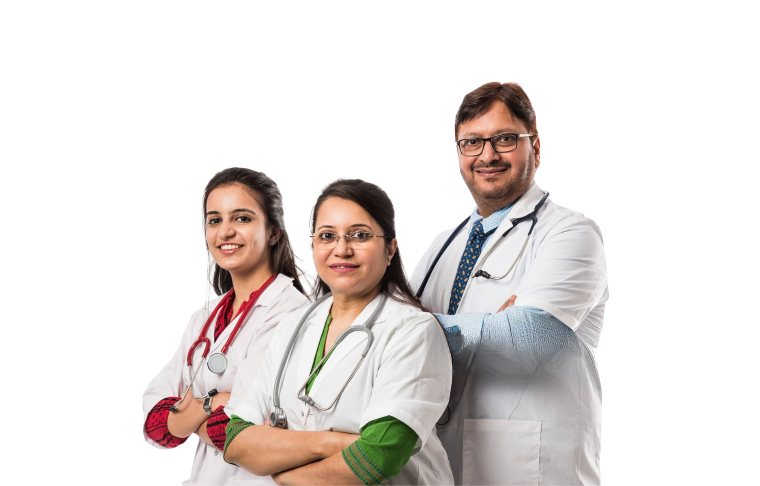 Doctor caring for patient